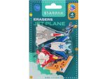 Gomme Per Matite 4 Pezzi Blister Aerei Jet Starpak