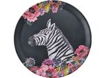 Mikasa Menaje Wild At Heart Zebra Server Plate Multicolore Multicolore Taglia Unica