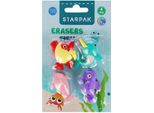 Gomme Per Matite 4 Pezzi In Blister Starpak