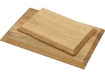 Set Di 2 Taglieri Tagliere Da Cucina Tagliere Da Colazione Legno Di Quercia 40 X 27 Cm 2 Pezzi