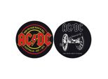 Ac/Dc - Tappetino Per Giradischi "For Those About To Rock/High Voltage"" Set RO2594 (Taglia Unica) (Nero/Rosso)"
