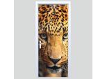 Adesivo Per Porte In Tessuto Leopardato 172PD