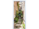 Adesivo Per Borsa In Tessuto, Strada Piena Di Fiori, 011PD