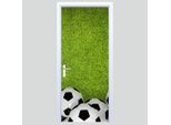 Adesivo Per Porta In Tessuto Tappeto Erboso Da Calcio 444PD
