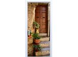 Adesivo Per Porta In Tessuto Ingresso Porta Vecchia 691PD
