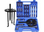 Luxtom | Set Di Estrattori Per Cuscinetti, 24 Pezzi Blu, Strumento Per La Rimozione Di Cuscinetti A Foro Cieco, Set Di Separatori Per Cuscinetti Interni, Estrattore Per Ingranaggi Di Smontaggio Dei Cuscinetti