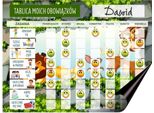 Agenda Magnetica Per Frigorifero Lavagna Delle Faccende Per Bambini Magnete + Emoticon