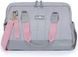 Borsa Fasciatoio Milk&Moo, Pratica Organizzazione, Borsa Fasciatoio A Tracolla Con Diversi Scomparti, Tasche Isolate Per Biberon, Cinghie Per Carrozzina Incluse, Antrasit