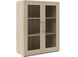 Dmora Credenza Ampezzo 40X89X113H Cm Marrone Quercia, Apertura Battente 2 Ante