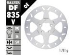 Set Dischi Freno Galfer 2X DF835V Round Rigidi Anteriori 300X5Mm Per Harley Davidson Fltrx Road Glide 1868 Ccm Anno 2023 - 2024
