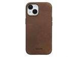 Cover Per Iphone 15 - Vera Pelle - Custodia Rigida/Copertura Posteriore Accezz - Marrone