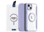 Custodia Dux Ducis Skin X Pro Per Iphone 15 Plus, Magsafe, Viola