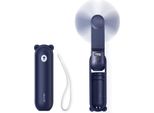 Mini Ventilatore Jisulife Ventilatore Portatile Life8 Con Funzione Powerbank 2000Mah E Torcia Elettrica - Blu