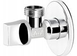 Valvola A Sfera Angolare 1/2 X 3/8 Antiscale Cromo