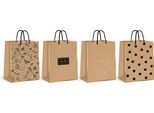 Interdruk Kraft Oro Sacchetto Regalo Decorativo Marrone 33X10X46 Cm