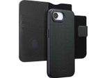 Custodia Per Iphone 16E - Vera Pelle - Custodia Accezz Flip Cover/2 In 1 - Nero