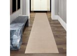 Tappeto Beige Morbido E Accogliente, Stile Senza Tempo, Di Facile Manutenzione E Moderno, Dimensioni - 80 X 300 Cm