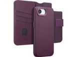 Custodia Per Iphone 16E - Vera Pelle - Accezz Flip Cover/2 In 1 Case - Viola