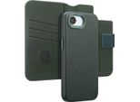 Custodia Per Iphone 16E - Vera Pelle - Custodia Accezz Flip Cover/2 In 1 - Verde Scuro