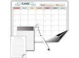 Agenda Settimanale Magnetica, Calendario Da Frigo, Agenda + Taccuino, Penna