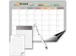 Calendario Magnetico, Planner Settimanale Da Frigorifero, Lavagna + Quaderno, Penna