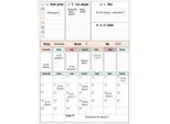 Frigo Planner Lavagna Magnetica Grande Planner Mensile Settimanale Xxl