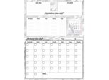 Frigo Planner Lavagna Magnetica Grande Planner Mensile E Settimanale Xxl