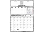 Calendario Da Frigo Lavagna Magnetica Grande Mensile Settimanale Planner Xxl