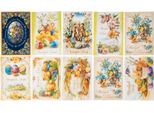 Set Di 10 Cartoline Laiche Con Decorazioni Pasquali