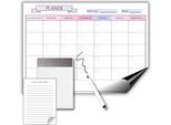 Frigo Planner Calendario Agenda Settimanale + Pennarello Lista Della Spesa