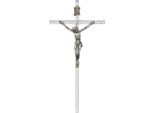Croce Pendente In Argento Al Nichel 13,5 Cm
