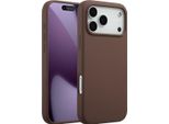 Custodia Per Iphone 17 Pro Max - Silicone - Accezz Soft Case/Backcover - Marrone