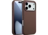 Custodia Per Iphone 17 Pro - Silicone - Accezz Soft Case/Backcover - Marrone