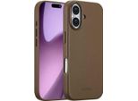 Custodia Per Iphone 17 - Vera Pelle - Custodia Rigida/Cover Posteriore Accezz - Marrone Scuro
