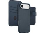 Custodia Per Iphone Air - Vera Pelle - Custodia Accezz Flip Cover/2 In 1 - Blu Scuro
