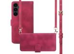 Imoshion Libreria Con Cavo Per Samsung Galaxy S25 Fe - Rosso