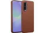 Custodia Samsung Galaxy A56/Samsung Galaxy A36 - Vera Pelle - Custodia Rigida/Cover Posteriore Accezz - Marrone