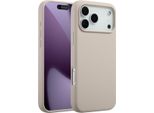 Custodia Per Iphone 17 Pro Max - Silicone - Accezz Soft Case/Backcover - Beige