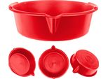 Vaschetta Di Raccolta Dell'olio Kadax Con Beccuccio Da 8 Litri, Vaschetta Di Scarico Dell'olio Ø 39 Cm, Vaschetta Multiuso In Plastica, Vaschetta Di Pulizia Per Il Cambio Dell'olio Con Maniglie Di Trasporto