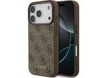 Custodia Guess 4G Classic Per Iphone 17 Pro - BrąZowe