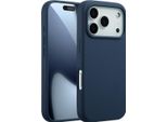Custodia Per Iphone 17 Pro - Silicone - Custodia/Copertura Morbida Accezz - Blu Scuro