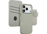 Custodia Per Iphone 17 Pro - Vera Pelle - Accezz Flip Cover/2 In 1 Case - Grigio
