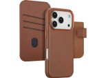 Custodia Per Iphone 17 Pro - Vera Pelle - Accezz Flip Cover/2 In 1 Case - Marrone