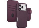Custodia Per Iphone 17 Pro - Vera Pelle - Accezz Flip Flap/2 In 1 Case - Viola