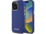 Karl Lagerfeld Klhmp16Lpgmsrpb Iphone 16 Pro 6.3 Niebieski/Blu Custodia Rigida Fw Piastra Metallica Magsafe