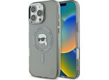 Karl Lagerfeld Klhmp16Lhlskik Iphone 16 Pro 6.3 Czarny/Nero Custodia Rigida Iml Metallo Karl Head Magsafe