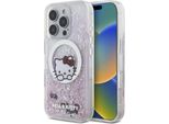 Hello Kitty Hkhmp16Xlswkh Iphone 16 Pro Max 6.9 BiałY/Bianco Custodia Rigida Liquid Glitter Sweet Kitty Bows Magsafe