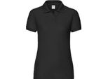 Fruit Of The Loom - Poloshirt FüR Damen LT1865 (S) (Schwarz)