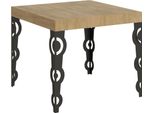 Itamoby - Tavolo Allungabile 90/246X90 Cm Karamay Quercia Natura Gambe Antracite