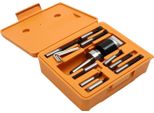 Set Di Teste Di Foratura, Set Di Aste Di Foratura Da 9 Pezzi, Struttura In Acciaio Resistente, Arancione